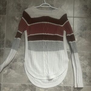 Stylish Striped Hoodie - Small Size - Excellent Condition